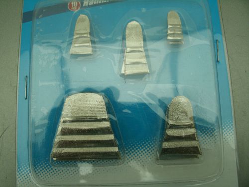 TEN PIECE HAMMER WEDGE SET 2 EACH NO 1,2,3,4,5 .