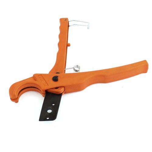 Spring loaded pvc tubing hose pipe cutting plier tool orange 21cm length for sale