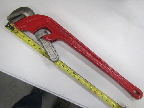 RIDGID E34 angled offset  24&#034; pipe wrench  ALLOY STEEL JAWS ELYRIA OHIO USA