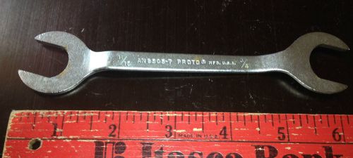 Proto an8505-7 offset open-end thin service wrench 11/16&#034; - 3/4&#034; made in usa for sale