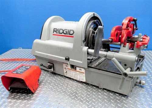 Nice! ridgid power pipe threading machine #1822-i for sale