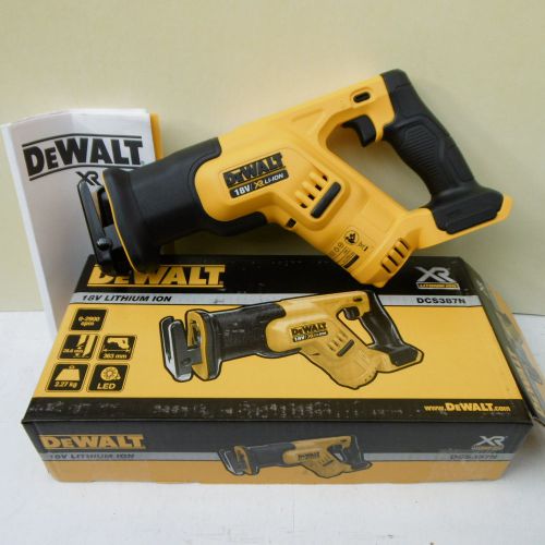 BRAND NEW DEWALT DCS387 XR LI-ION 18V 18VOLT RECIP SAW BARE UNIT