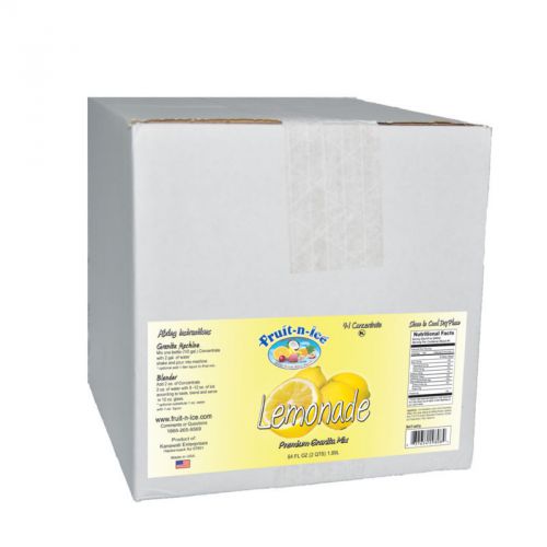 Fruit-N-Ice Frozen Drink Lemonade Granita Mix Case