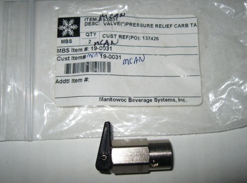 New Manitowoc Beverage Pressure Relief Carb T Valve 19-0031