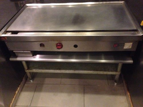 Wolf TyG48C Teppan-Griddle 30000BTU 48&#034;Wx24&#034;Dx3/4&#034;Polished Steel