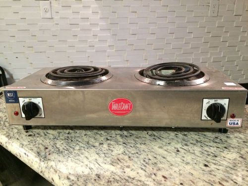 Tablecraft Double Tubular Rangette 1650 Watt Excellent Condition NSF Commercial