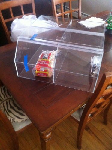 Commercial Acrylic Bread Bin/box/display Bakery Self Service