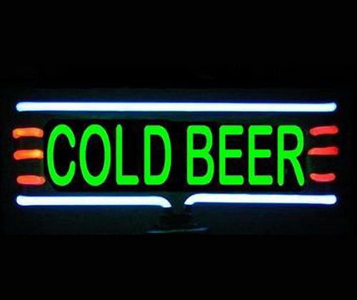 COLD BEER NEON SCULPTURE