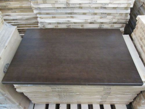 *NEW* 30x45 RESTAURANT TABLETOPS - DARK WALNUT FINISH - HEAVY BAMBOO WOOD