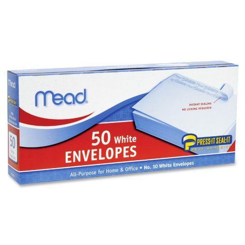 Mead plain business size envelopes - business - #10 [4.13&#034; x 9.50&#034;] - (mea75024) for sale