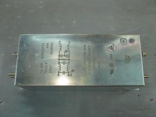 Line Filter Concepts SF45 F 45A 250VAC SF45F