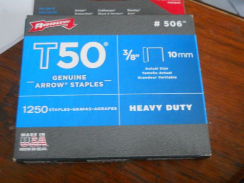 T50 GENUINE ARROW STAPLES 3ITEM