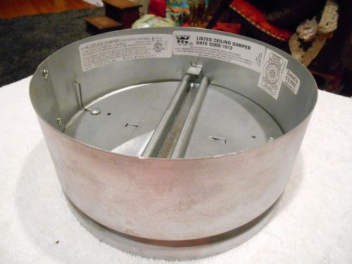 NEW Round Fire Damper Duct Model MRCD077 3 Hr Ceiling Damper 7-3/4&#034; r  OSR