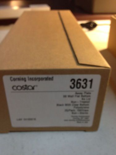 NEW Corning 96-well Black Assay Plates, Nonsterile (pk25)(cat#3631)