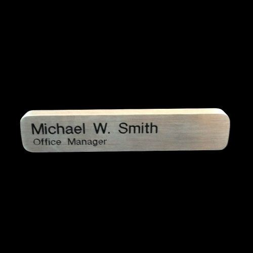 Engraved desk name plate for sale