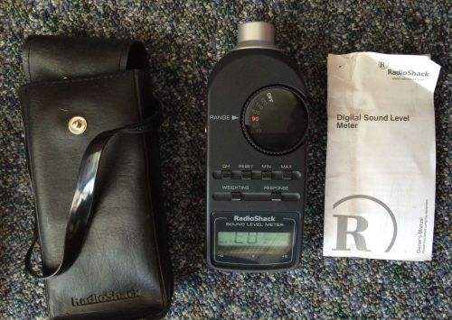 RadioShack 50-to-126dB Decibel Wide Range Digital Sound Level Meter 330-2055