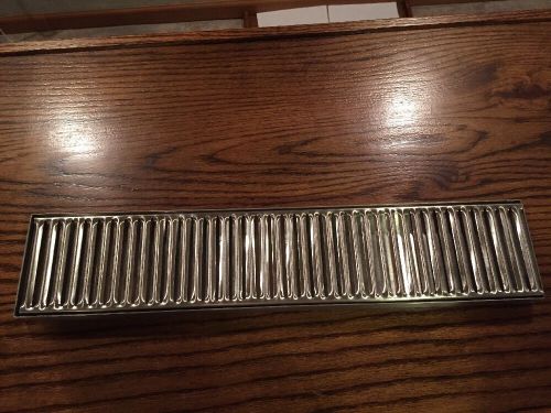 Stainless metal drip tray 19.25&#034; for sale