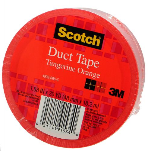 3M 20 Yards Tangerine Orange Duct Tape