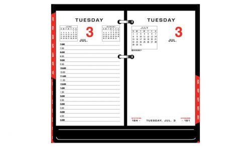 AT-A-GLANCE Daily Desk Calendar Refill, January 2015, item# E01750