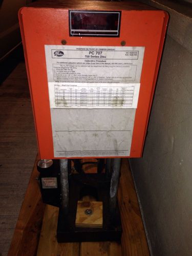 Used Gates Power Crimp/Crimper PC-707 115V