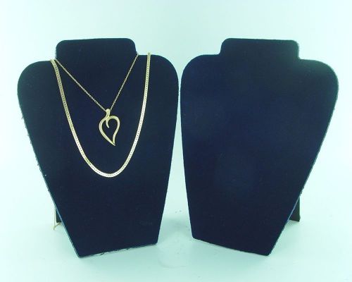 (6) Navy Blue 6&#034; Necklace Folding Display Easels *NEW* 3429BLUE-6