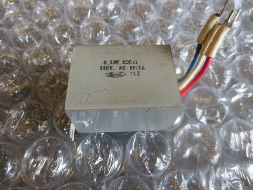 HITACHI SEIKI HiTURN 2520 CNC LATHE MARCON 0.2uF 550V AC DELTA 11X CAPACITOR