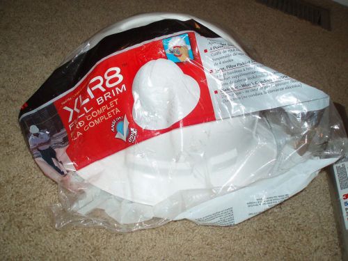 Brand new 3m xlr8 full brim hard hat - white for sale