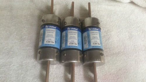 LOT OF 3 LITTELFUSE POWER GARD FRSE #FLNR 350 250 VOLT FUSES~ USED