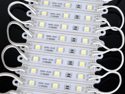 500PCs (250 feet) COOL WHITE 5050 SMD 3LED Module Waterproof US Seller