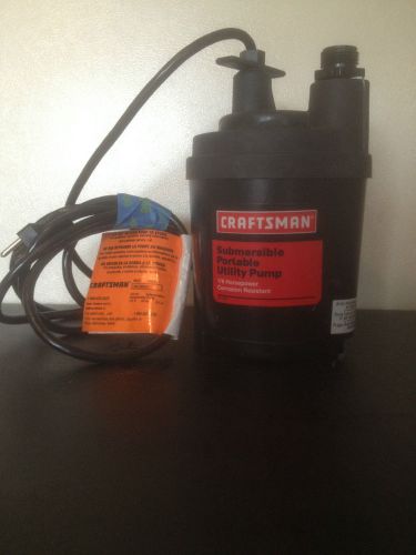 1/6 HP Craftsman Submersible Pump Model: 390.269451