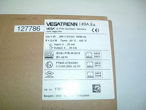 VEGA VEGATRENN 149A Ex  MODULE DIN RAIL MOUNTED ................... NEW PACKAGED