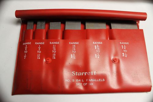 Starrett Parrellel Set #S154L