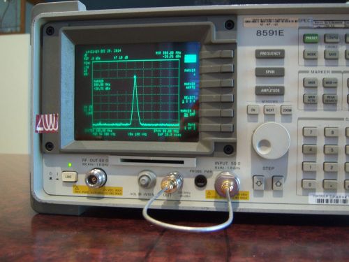 HP/Agilent 8591E Spectrum Analyzer options: 004/041/010 Tracking