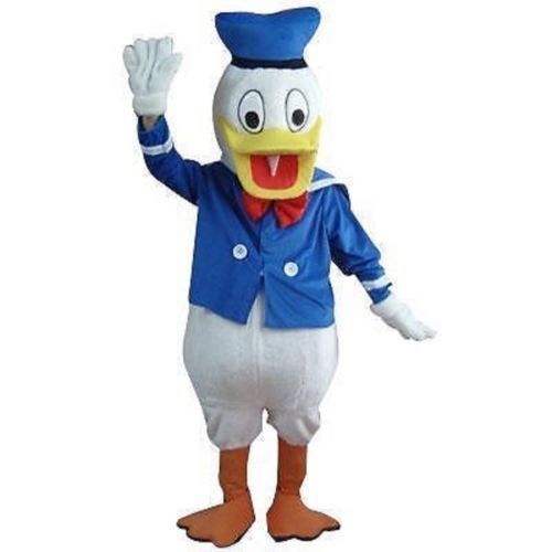 Donald duck blue white mascot costume adult size hot sale! brand new epe for sale