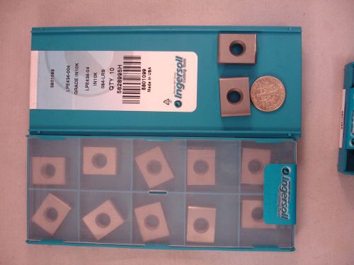 LEP434-004 IN10K INGERSOL Carbide Insert (10)  New And in Original Packages