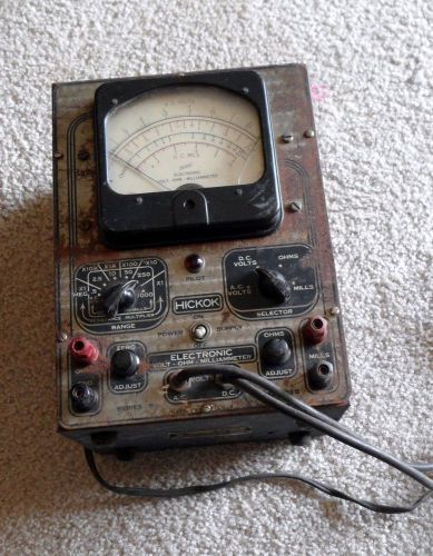 HICKOCK MODEL 202B Vintage TUBE Volt-Ohm-Milliammeter - FOR RESTORATION