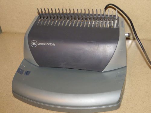 GBC C110E CombBind ELECTRIC  BINDER COMB PUNCH BINDING (gb1)