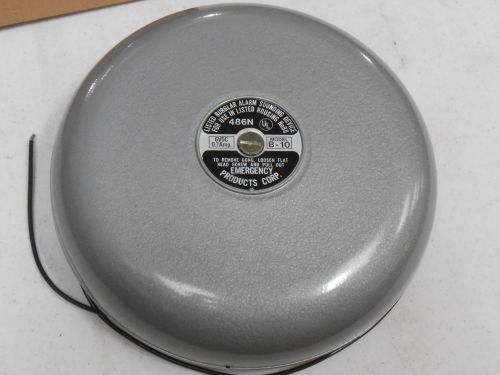 NEW Emergency Products Corp. 10&#034; Burglar / Fire Alarm BELL model #B-10, 6 Volt