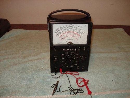 VINTAGE HEATHKIT MULTIMETER TESTER WORKS