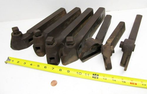 J.H. WILLIAMS LOT OF LARGE HEAVY DUTY LATHE TOOL HOLDERS