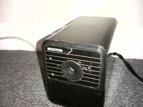 ***Vintage Boston Electric Pencil Sharpener Model 18 Black &amp; Red (Tested!)***