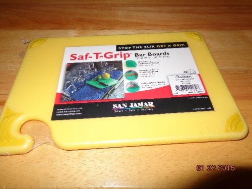 Saf t grip san jamar bar boards model cbg6938yl yellow color size 6 x 9 x 3/8 for sale