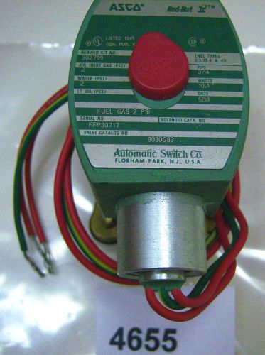 (4655) Asco Valve 8030G83 3/4&#034; 10.1W 150 Psi 440/480 VAC