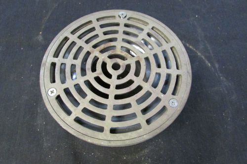 Industrial floor drain 6 1/2&#034; BRASS with 3 1/4&#034; thread