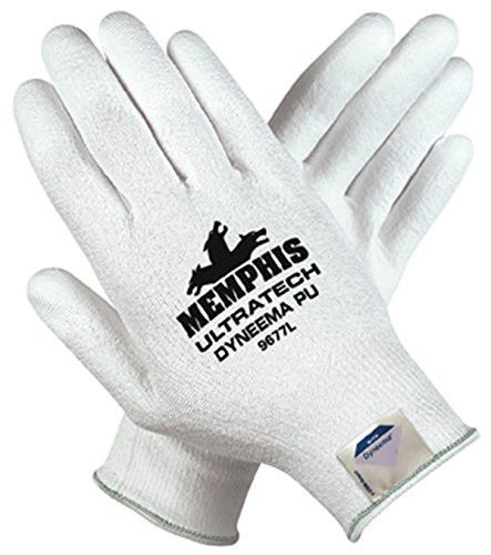 Cut resistant gloves, white, s, pr - memphis 9677s - dozen for sale