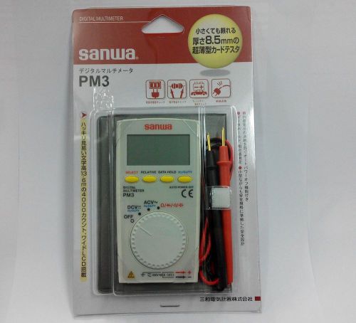 SANWA pocket-size PM3 multi-function digital multimeter with FREE SHIPPING