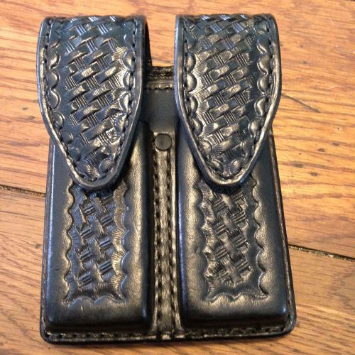 TEX Shoemaker &amp; Sons DPC P220  Double Magazine Holder, Basketweave 1911