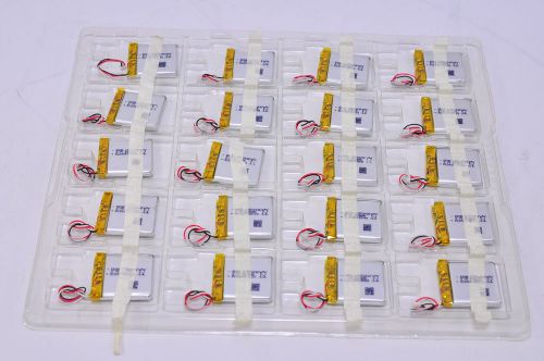 LOT OF (20) EEMB Li-Polymer LiPo 3.7v 630mAh Lithium Polymer Battery LP553436