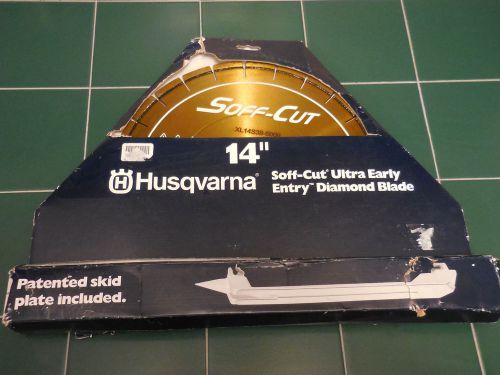 542756206 husqvarna 14&#034; soff-cut ultra early entry diamond blade xl14s38-5000 for sale