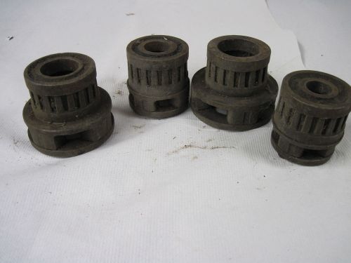 AO Lot of 4 Toledo No. 11 Threading Dies-1/4&#034;,1/2&#034;,3/4&#034; and 1&#034;